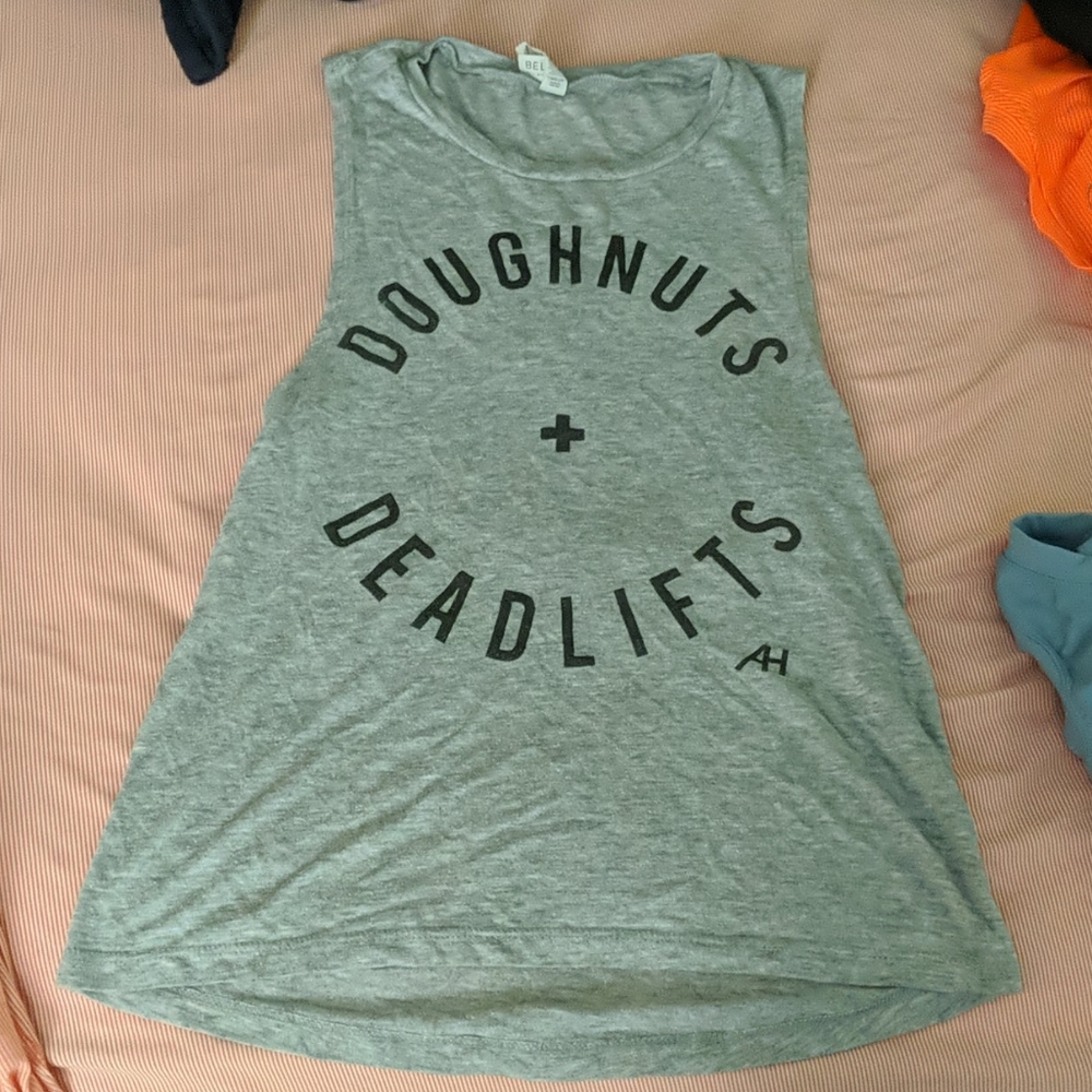 Cut out tank muscle tee